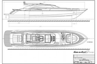 Yacht BLUE FORCE ONE -  Deck Plan